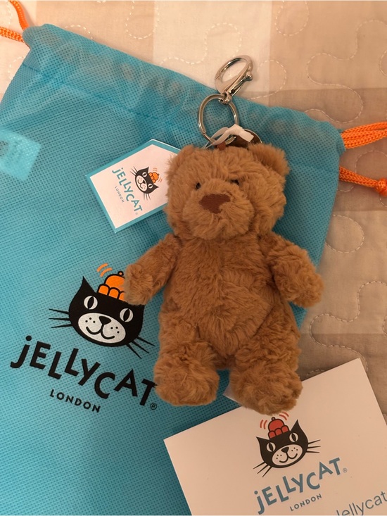 Jellycat Accessories - Authentic Jellycat Bartholomew Bear Bag Charm